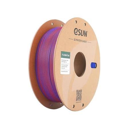 ESun PLA-Matte Filament (Red-Blue)